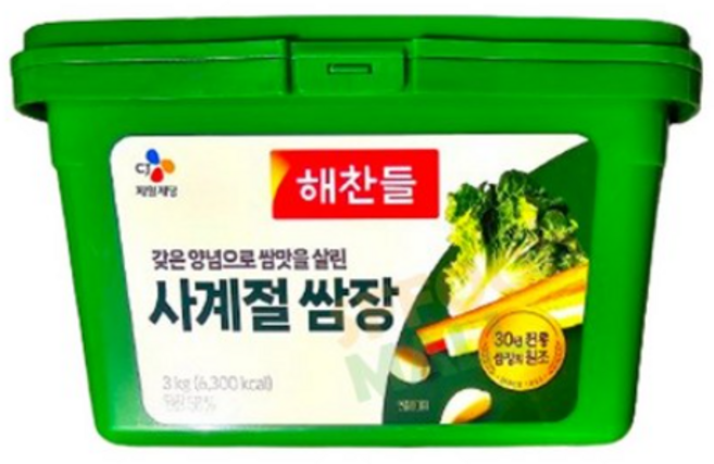 해찬들 사계절 쌈장, 3kg, 1개