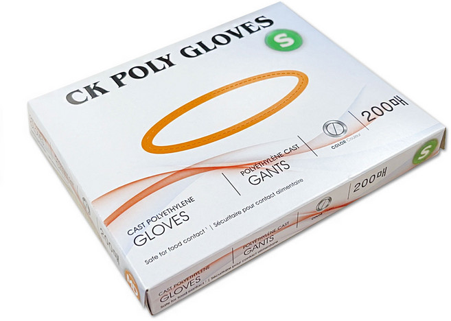 [이원헬스케어]CK폴리글러브 S 200매, 1개