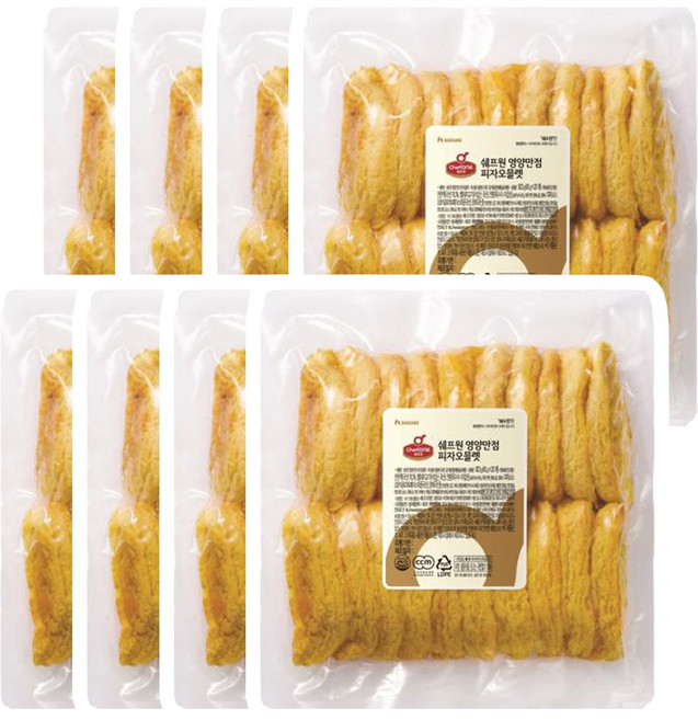 쉐프원 영양만점 피자 오믈렛 1kg x 8봉, 8개