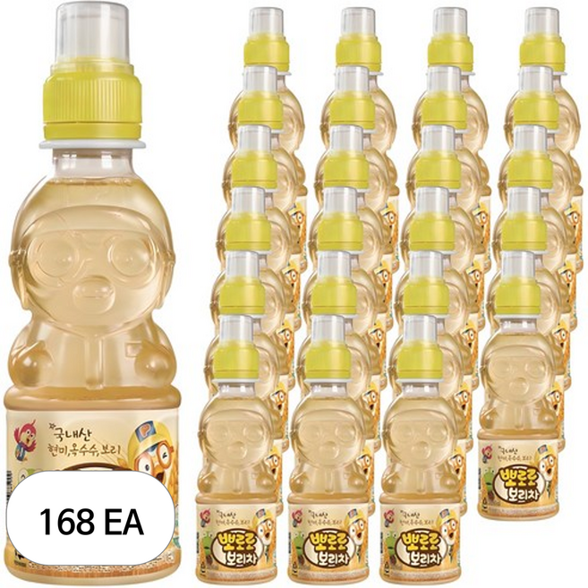 팔도 뽀로로 보리차, 220ml, 168개