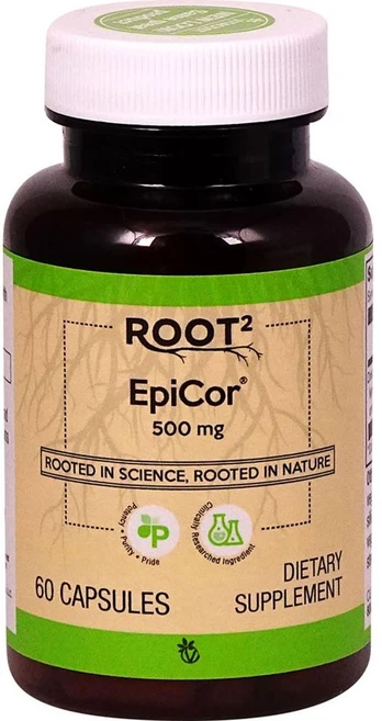 비타코스트 루트2 에피코 500 mg Vitacost Root2 EpiCor® 500 mg 60정, 1개 - 쿠팡