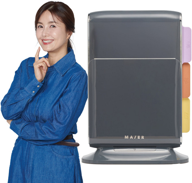 [마이어] 듀얼 UV 열풍건조 도마살균기 (+TPU도마 3종 증정) / MAIER CK3009 신애라 칼 도마 식기 소독기, CK3009(그레이)