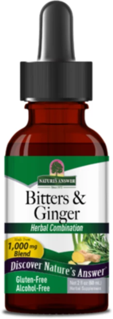 네이처스앤서 액상 비터+생강 1000mg 황기 로즈메리 함유 60ml(2fl oz), 1개, 60ml - 쿠팡