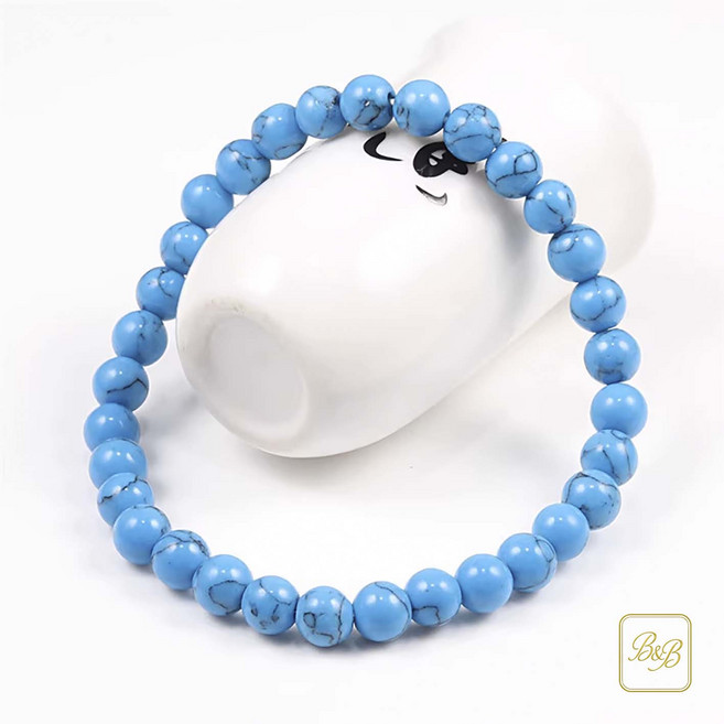 특A급 천연터키석팔찌 12월탄생석 파워스톤 삼재액막이 재물운 성공기원 불교염주 남녀공용 데일리 착용 추천 명상용 수공예 원석 정화 에너지 불교선물 행운팔찌