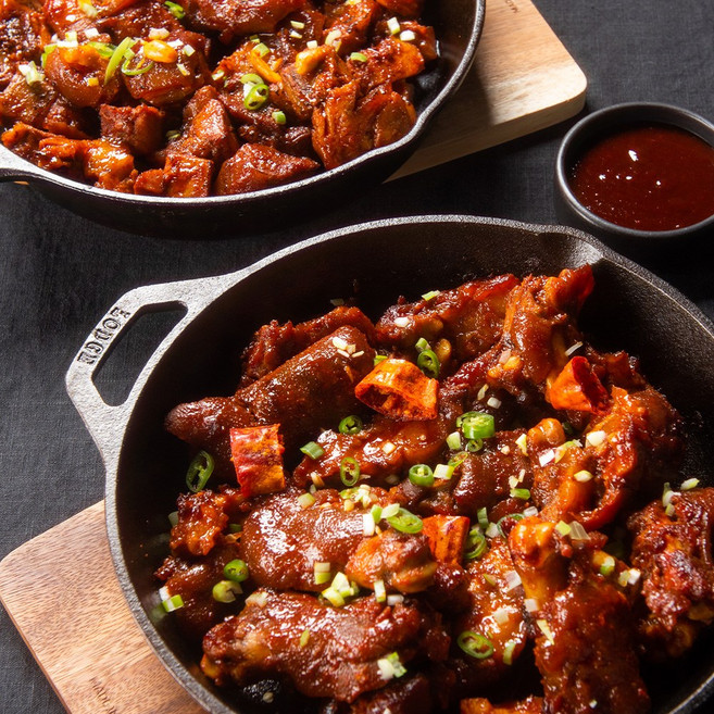 오향담은 매콤 무뼈족발, 5개, 300g