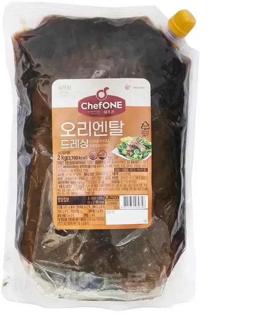 대상 쉐프원 오리엔탈 드레싱, 1세트, 2kg