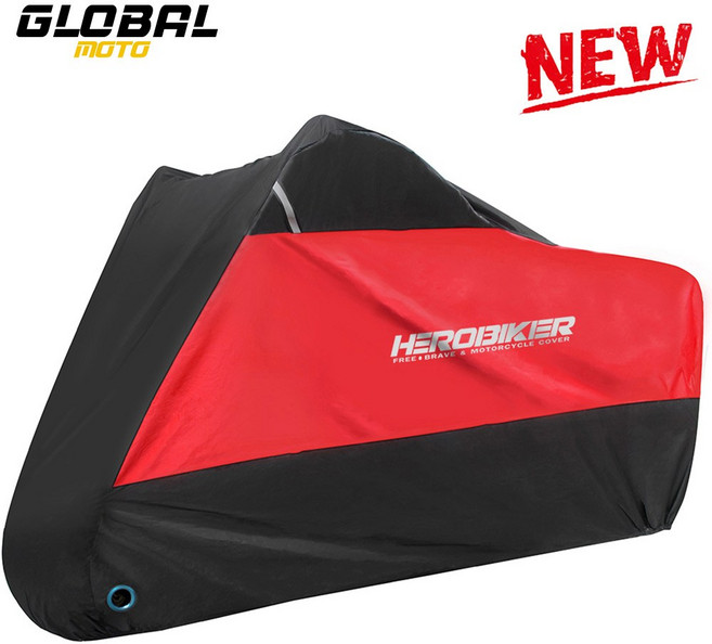 방수 오토바이 액세서리 커버 Funda 모토 야외 비 스쿠터 자전거 Uv 방진 보호 커버 8 색 M-4XL, [00] XL for 2m-2.1m, [00] Z002 Red