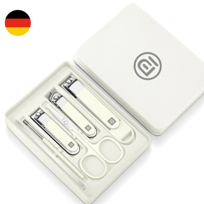 대희홈리빙 손톱깎이 세트 발톱 휴대용, 6개, 흰색