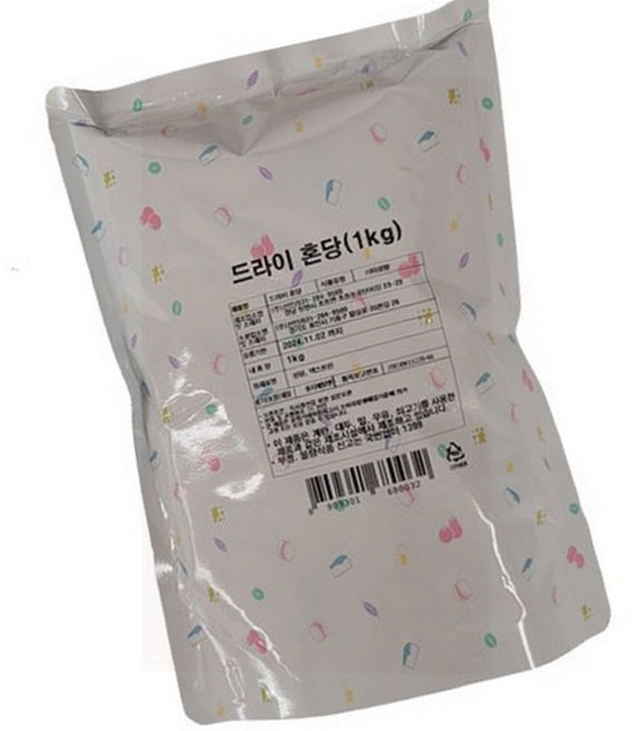 혼당파우더 제빵당분 가루당분 베이킹단맛 디저트당분 1kg, 1g, 1개