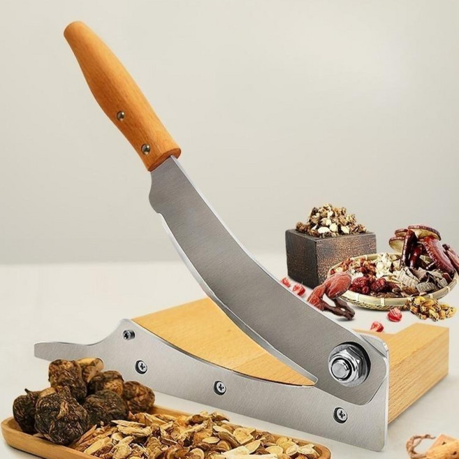 약초 작두 한약재 스텐 편절단기 약재 전용 슬라이서, 1-작두, 101-60°미만