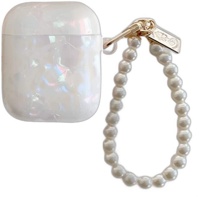 키키야 데일리 무드 컬렉션 에어팟케이스, 1개, 마블 화이트 에어팟케이스, 에어팟1/2세대