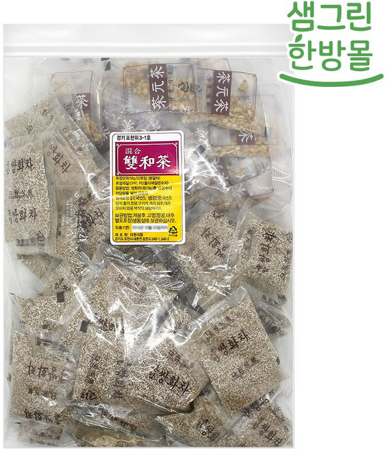 쌍화차 실속형 전통차 깊고 진한 맛 고명 별도 850g (17g x 50포), 6개, 50개입, 17g