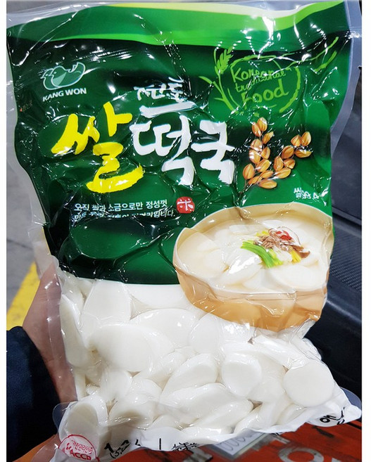 쌀떡국떡 강원 1.4K 전문업소용/식당용/전문식당용/전문점용/쌀떡국떡, 1개, 1.4kg