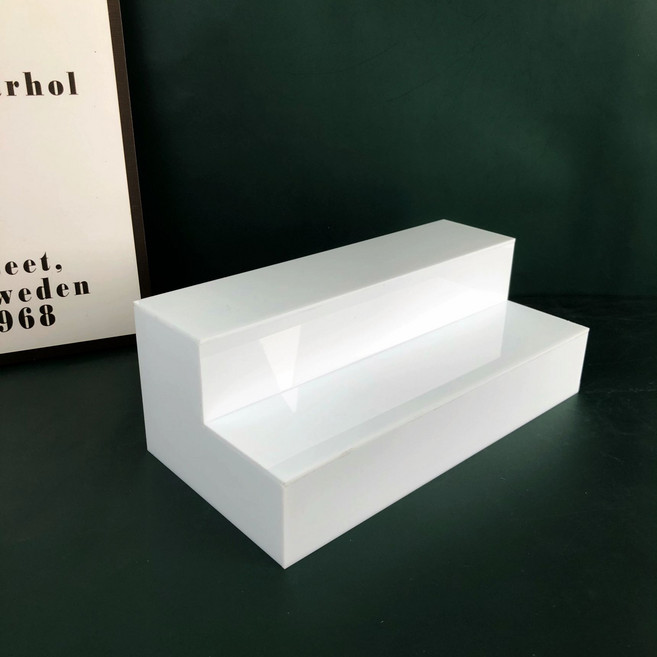 계단 화분 진열대 매장 신발 꽃집 선반 꽃 전시대 랙, 초장형 투명 1단 40cm, 1개