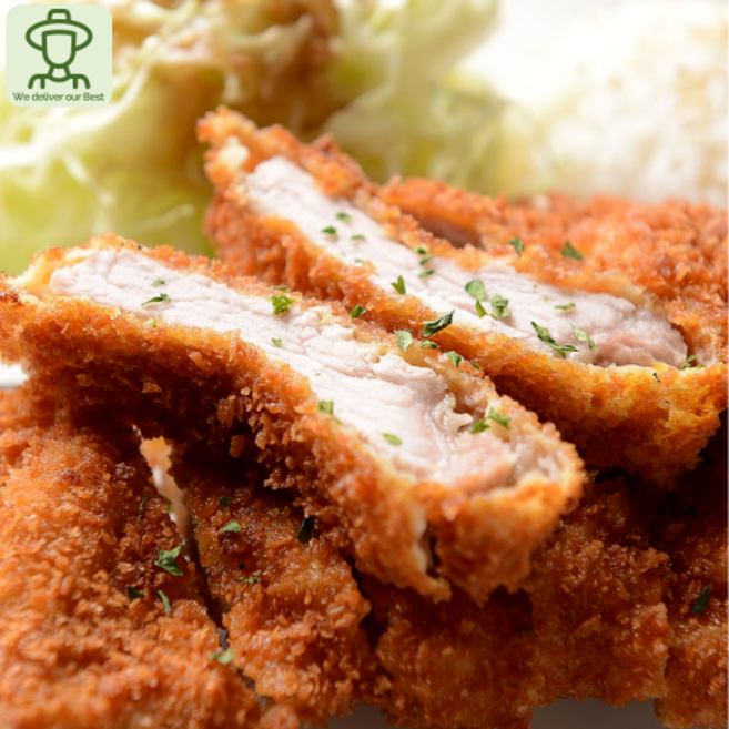 [GMD]송경수 쉐프 에어프라이어 국내산 돼지고기 수제 안심 등심 돈까스 양송이 스프 한끼 간편 세트, 8세트, 340g