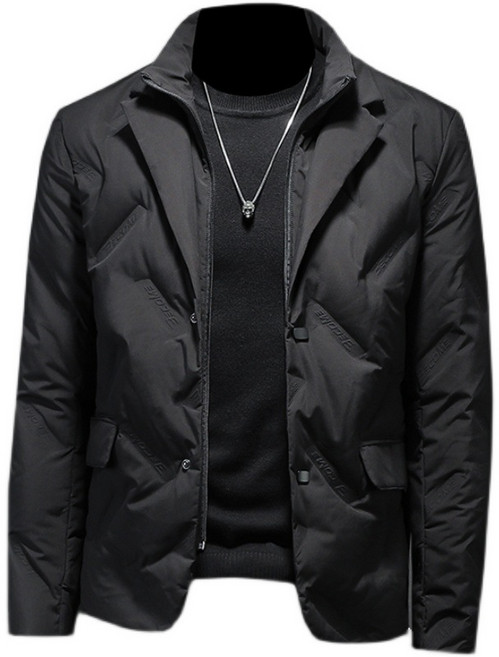 남성용 캐주얼 패딩 정장 남성 추동 가볍고 따뜻한 화이트 오리털 정장 코트 YR1969 뉴타임즈 W403D770