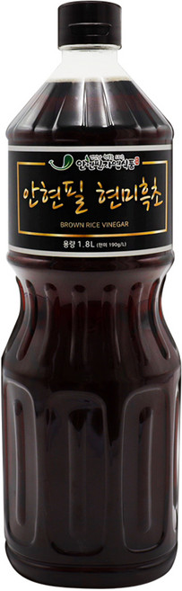 안현필 현미흑초 100% 발효식초 현미식초, 1.8L, 1개