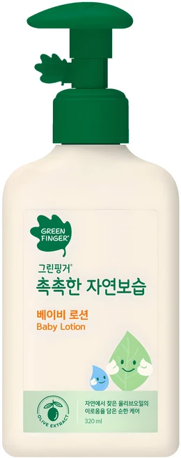 그린핑거 촉촉한 자연보습 베이비로션, 320ml, 1개 - 쿠팡