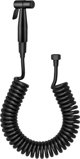 은성 프리미엄 욕실 베란다 청소 스프레이건 청소건 스프링호스5M, 블랙, 5m