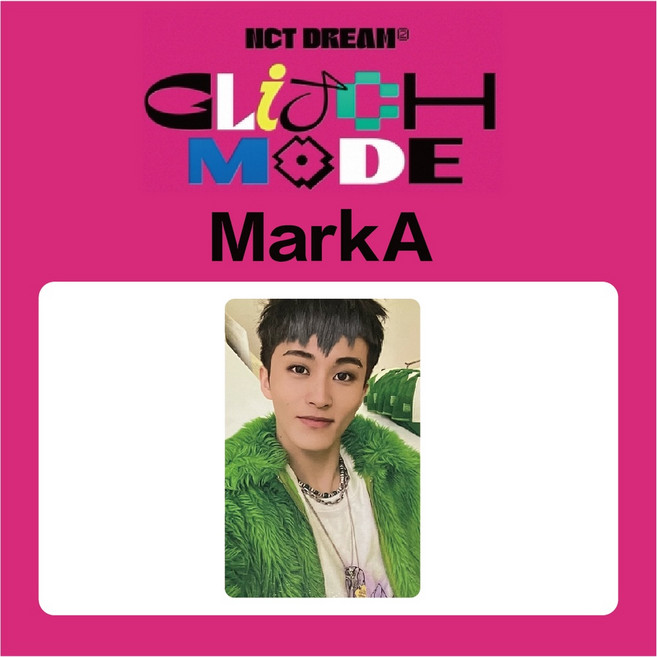 NCT DREAM VOL.2 GLITCH MODE 日本通路特典 小卡&貼紙, 1個, MARK A