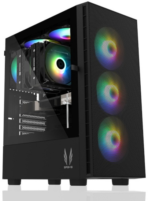 3RSYS R260 블랙 미들타워 케이스, 선택하세요, 1개