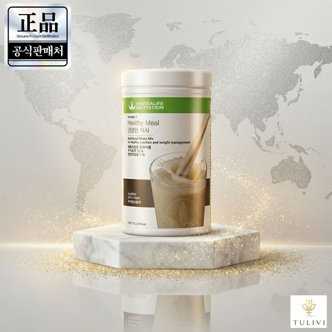 쿠키앤크림 라떼 파우더 단백질 쉐이크 홈카페용, 750g, 2개