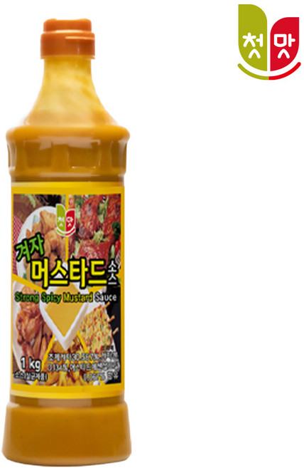 첫맛 겨자 머스타드 소스, 1kg, 10개