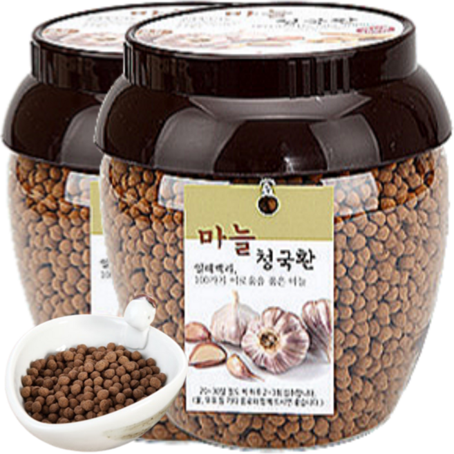 국산콩 마늘청국장환 국산 마늘청국환 분말 가루 청국장환식품 발효 청국장균 발효콩 블랙푸드 1kg, 1개