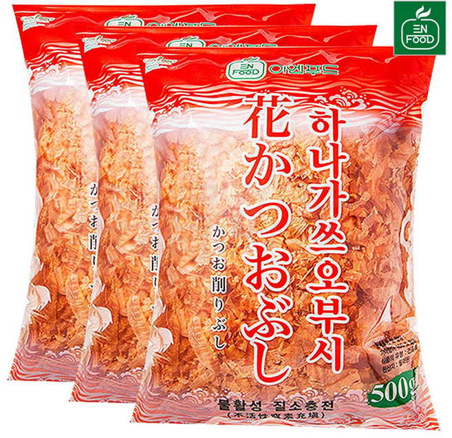 [무료배송][이엔푸드]하나가스오부시500g, 500g, 3개