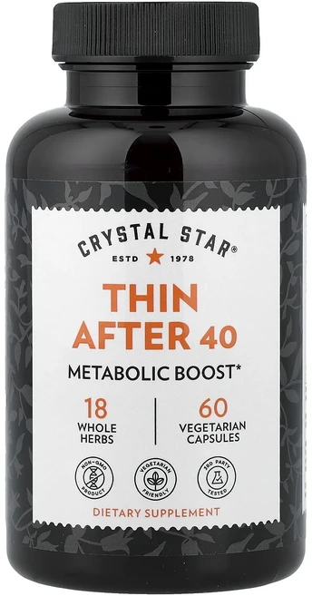 절실히 몸관리가필요한시기 Crystal Star Thin After 40 식물성 캡슐 60정 프리미엄할인상품입니다, 1 - 쿠팡