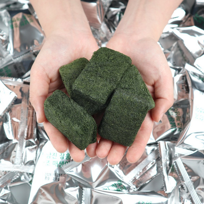 더드림농수산 전라도 동결 건조 매생이 블럭 큐브, 3개, 2g
