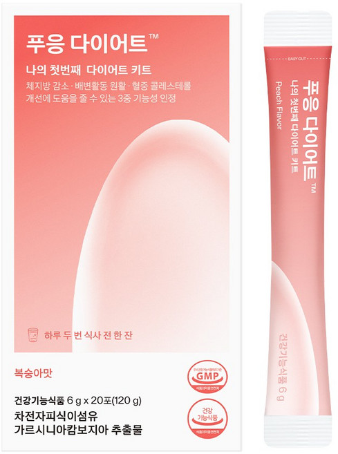 푸응 다이어트 가르시니아 차전차피, 120g, 1개