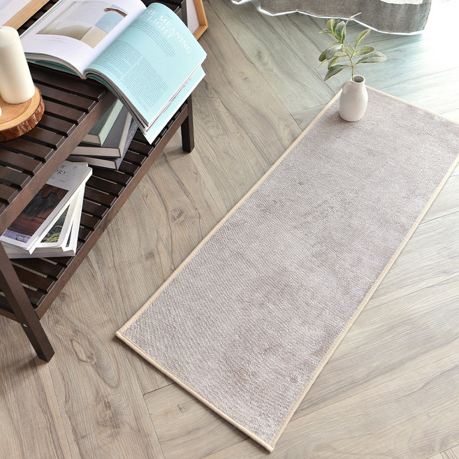 [르헤브] 퓨어 항균 주방매트 (45x120), 그레이, 1개