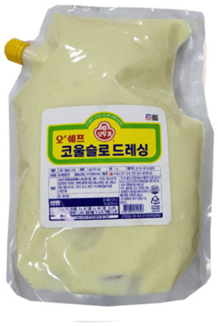 오뚜기 오쉐프 코울슬로 드레싱, 3kg, 1개