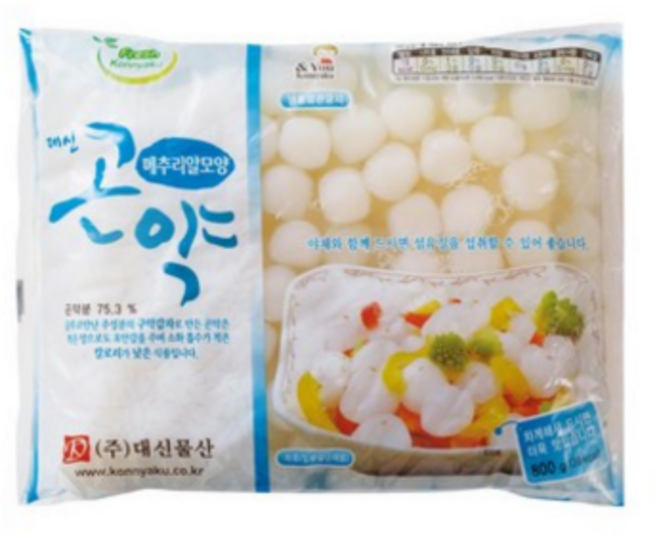 메추리알모양 800g x 10개 100g 15Kcal 조림 팥죽 새알심 화채 곤약