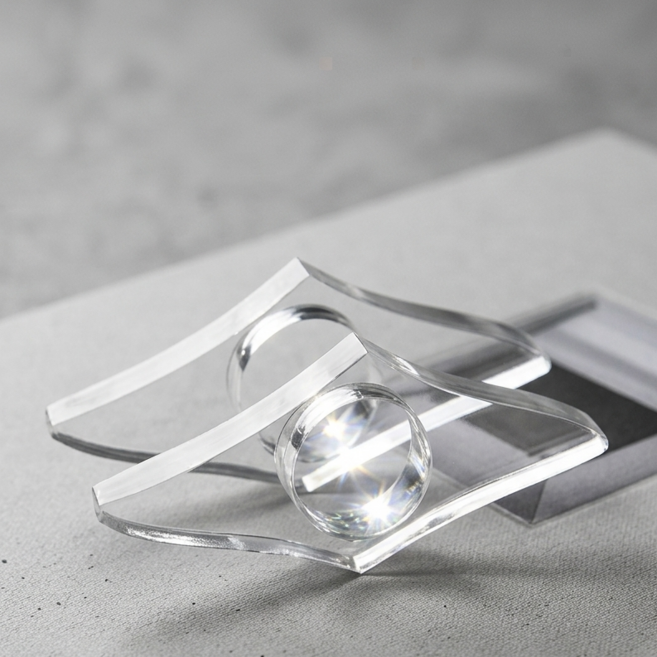 보우크루 국산 엄지책잡이 독서링 북홀더 북스토퍼 아크릴 북마크, 2개