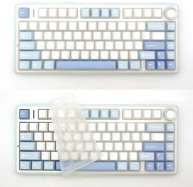 오랜웰 독거미 AULA F75 전용 키보드덮개 커버 키스킨(76)