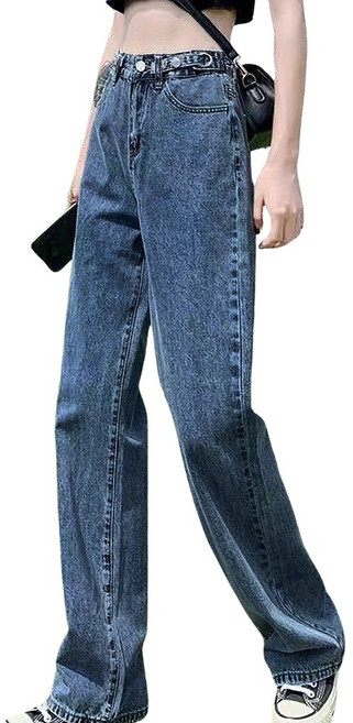 로로스키니 여성 청바지 하이웨스트 와이드 데님 팬츠 일자 부츠컷