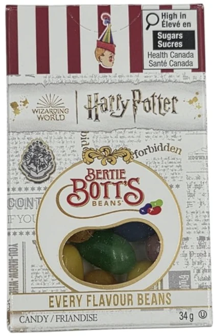 JellyBelly 젤리벨리 해리포터 버티 보트 젤리빈 1.2oz Harrypotter Bertie Bott Every Flavor Beans, 34g, 1개 - 쿠팡