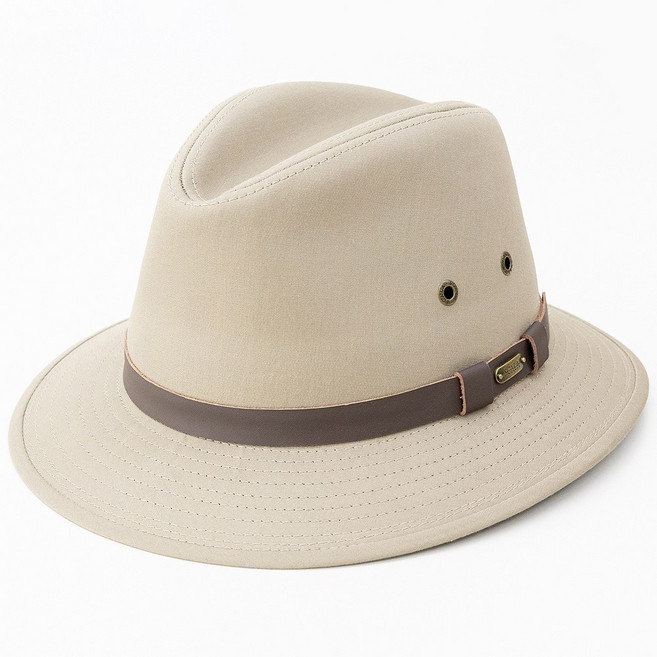 스칼라 게이블 코튼 페도라 모자