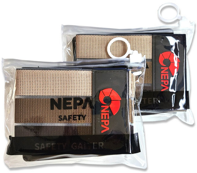 각반 네파 안전각반 1SET당 2개입, 2세트, 브라운