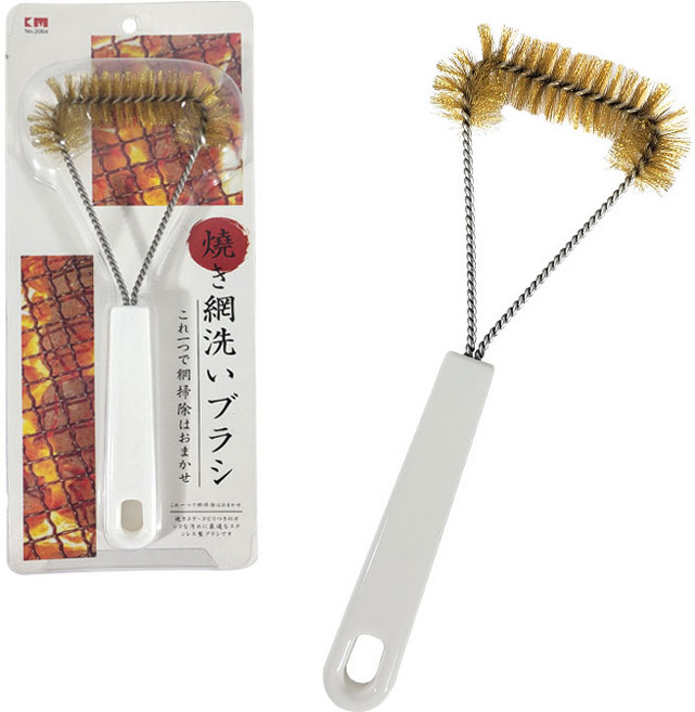 석쇠 솔 그릴 브러쉬 바베큐 철판 세척 스텐 솔 브러시 탄자국 제거, 1개, 단품