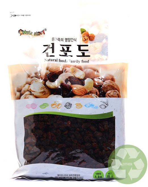 푸드올마켓_ 너츠스토리 건포도 1kg, 1개