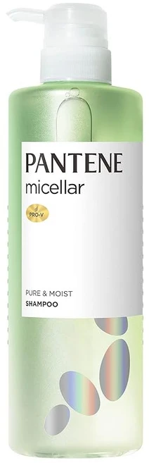 팬틴 미셀라 논실리콘 샴푸 퓨어&모이스트 펌프 500밀리리터, 1개, 500ml - 쿠팡