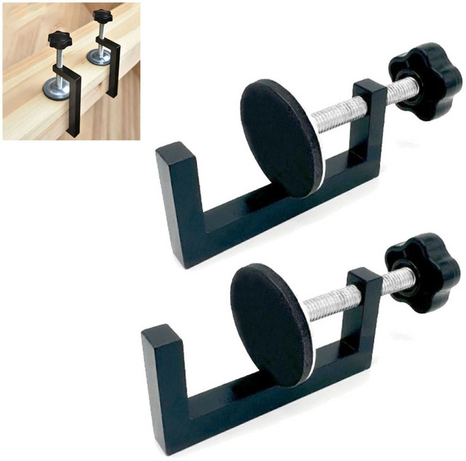 고정 홀딩 막대 클램프 확장형 집게 만력기, 2개