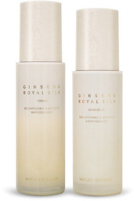 네이처블릭 진생 로얄 실크 토너 에멀전 단품 2종) 실크 아미노산 영양, 1개