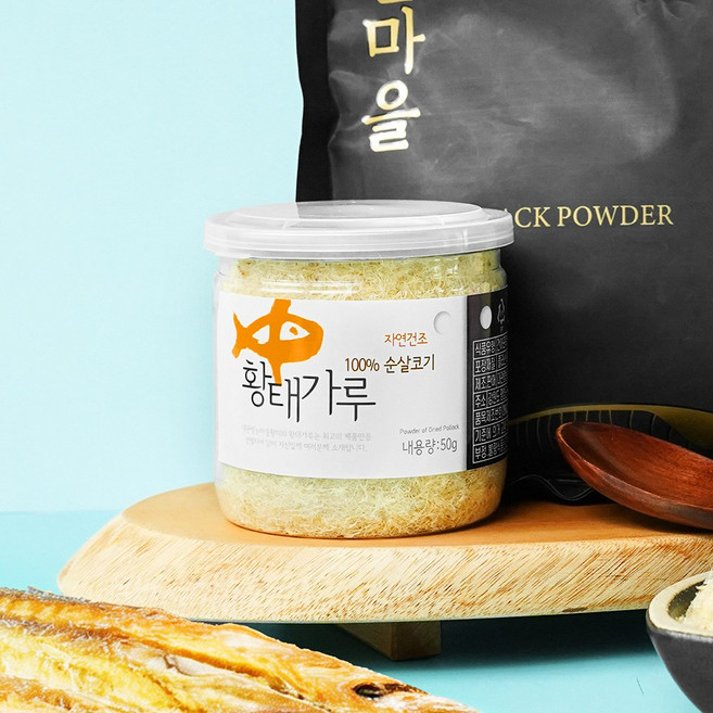 강원도 대관령 눈마을 자연건조 황태가루, 1개, 50g