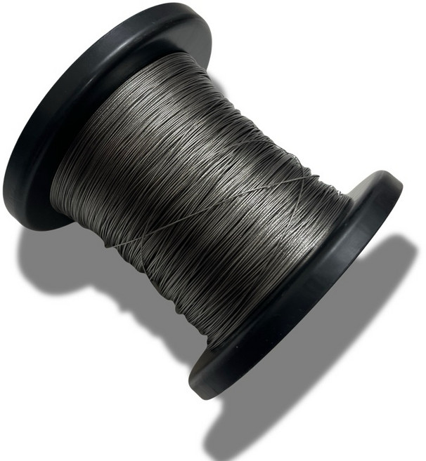 白帶魚304包塑鋼絲線（歪仔）0.6mm 1x7股, 1個, 300米