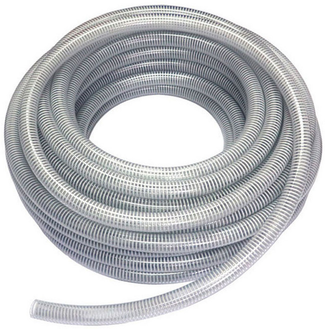 투명고압호스 내경 16mm ~ 50mm + m(미터)단위구매 PVC 고압 물호스 흡배수용 양수펌프 배관용 자바라, 1개