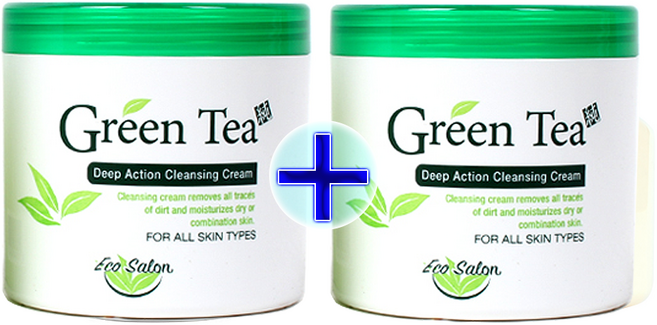 1+1 메이드인네이처 에코살롱 녹차 클렌징크림 450g